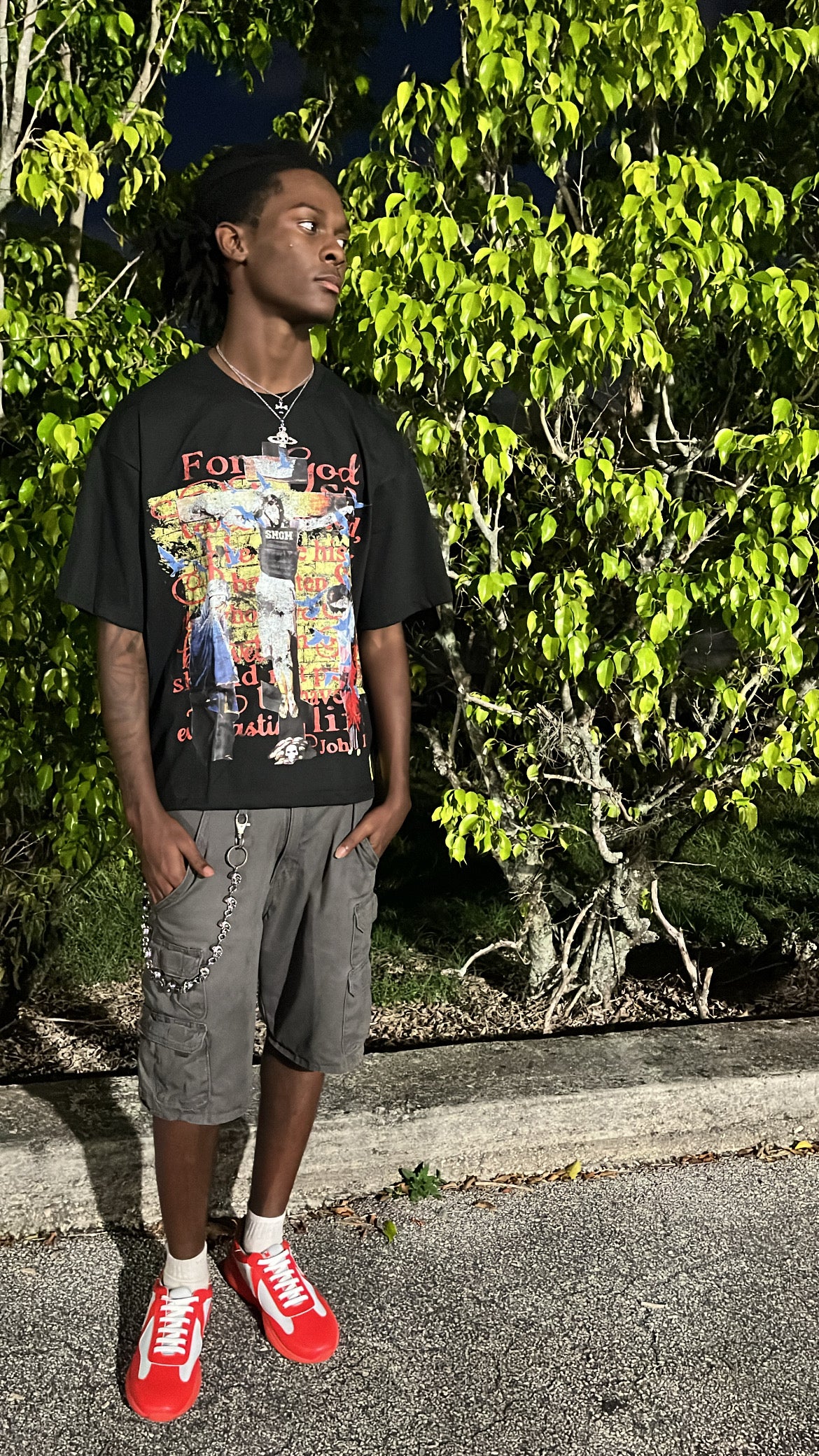 For God Oversized Tee