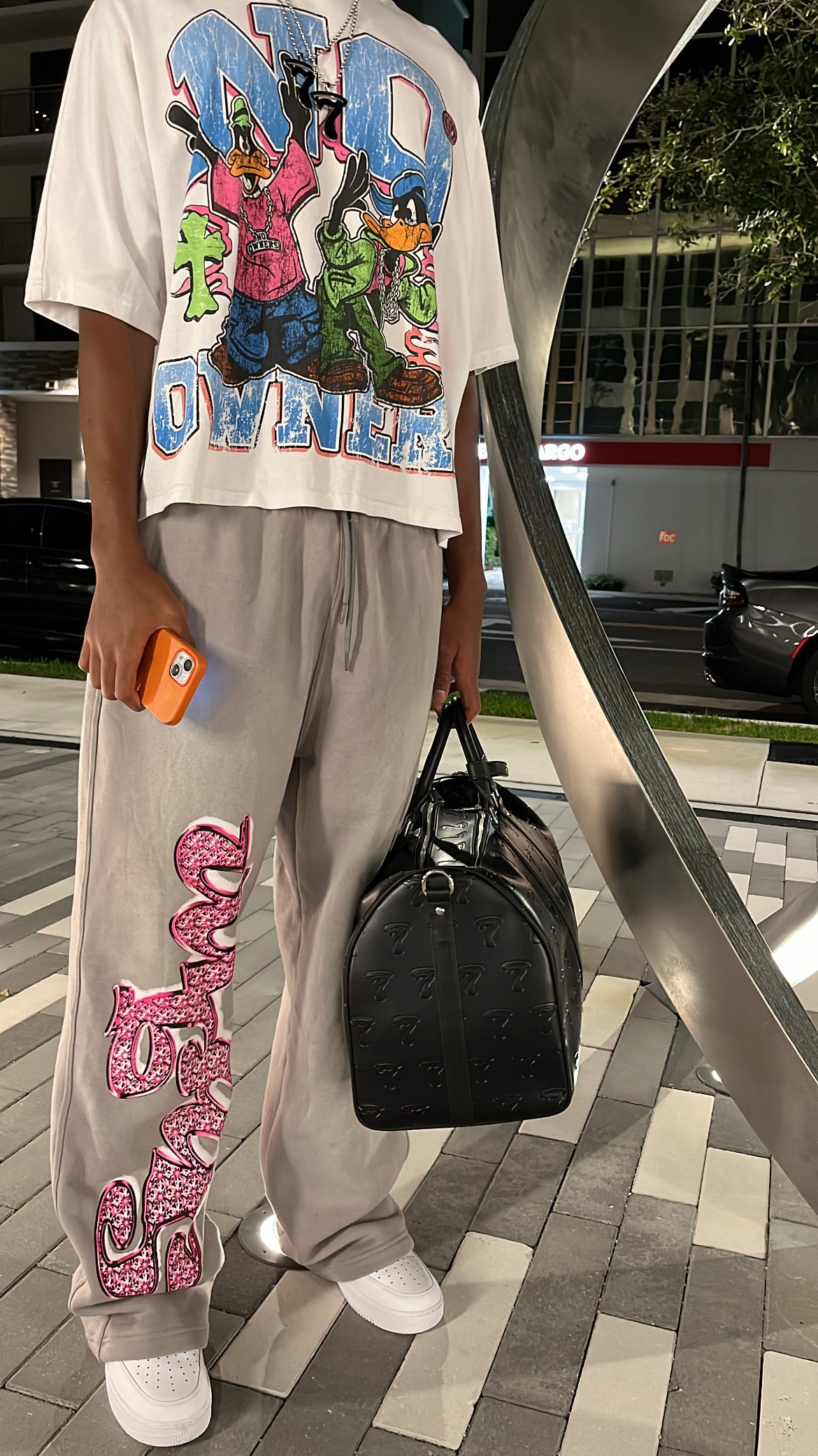 Pink Diamond Oversized Sweats